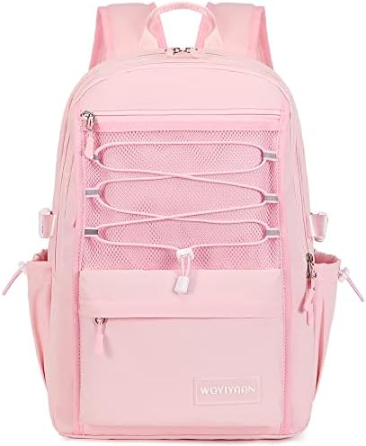 Laptop ruksak za žene djevojčice mrežasta Školska torba od 15,6 inča, Unisex Studentska torba vodootporni
