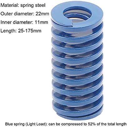 Kompresijski izvori su pogodni za većinu popravke i kompresije opružnog proljetnog proljetnog proljetnog promjera 22mm x unutarnji promjer 11mm x Dužina 25-175mm