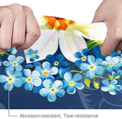Siebzeh Narcisi cvijet Premium Thick Yoga Mat Eco Friendly Rubber Health & amp; fitnes non Slip Mat za sve