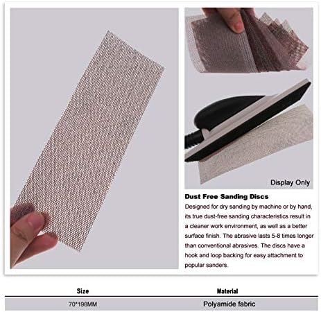 Drveni metalni brusni papir za poliranje 45kom 198 70mm brusni papir automatska mrežasta brusni papir protiv