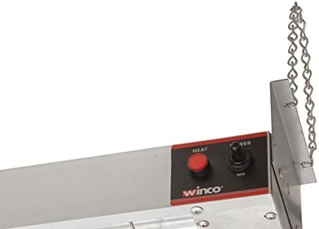 Winco ESH-48 grijač traka za hranu, 48, srebro