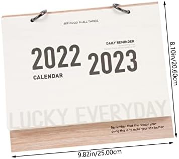 Operilacx 3pcs Poslovni stol kalendar Mini kalendari Zeko kalendarski dekor 2023 Besplatni kalendar