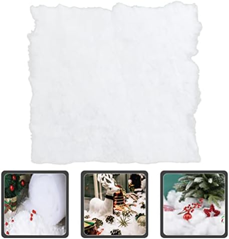 Abaodam Winter Wonderland Božić lažni snijeg pokrivač Faux Snow Sheet Fluffy umjetni snijeg Roll za zanate