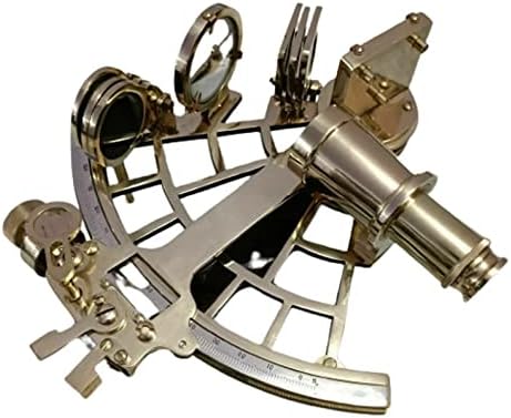 Antique mesing sekstant navigacioni Instrument Sextant Marine Sextant čvrsta Zlatna mesing brod Astrolabe