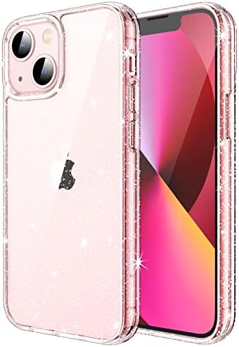 JETech Glitter Case za iPhone 13 6.1-inčni, Bling Sparkle Shockproof poklopac branika za telefon, slatka svjetlucava