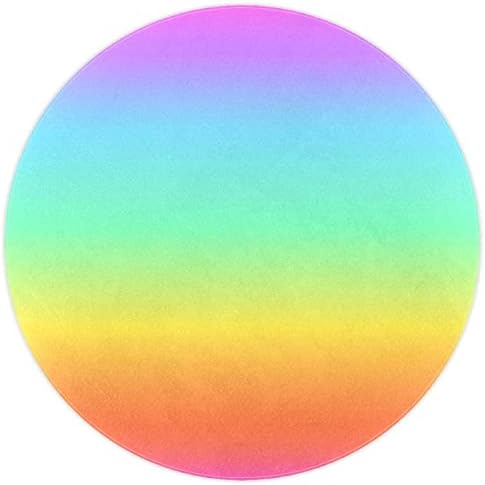 Llnsupply Kids ćiona 4 FT Veliki okrugli dijelovi za djevojke dječake Baby - Rainbow Pozadina, Početna Dekor sklopivi dječji reprodukcijski mat