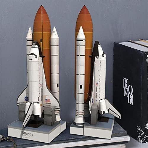 MOOKEENONE 1 * papirna raketa Model 1: 150 Space Shuttle Atlantis ručno rađena svemirska raketa DIY