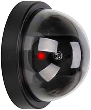 Houtby crna kupola simulirana lažna lutka sigurnosna CCTV kamera vodootporna IR LED treptajući nadzor crvenog svjetla