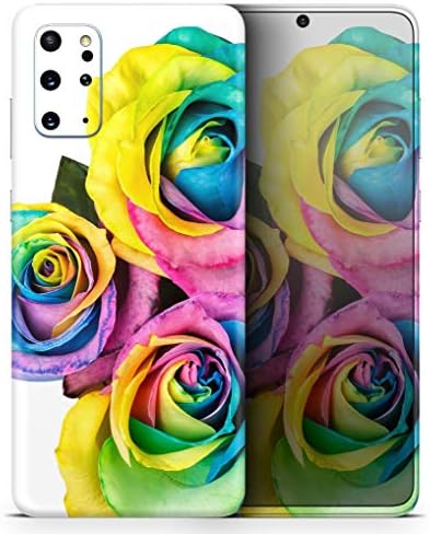 Dizajn Skinz Rainbow obojeni ruže Zaštitni vinilni naljepnica Zamotavanje kože Kompatibilno je sa Samsung Galaxy