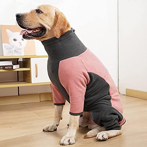 Zima Veliki psi podstavljena odjeća Labrador High ogrlica PET kombinezoni hladni otporni topli veliki pas džemper