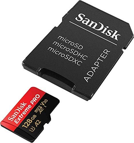 SanDisk Extreme PRO 128GB MicroSD memorijska kartica radi sa GoPro Hero9, Hero 9 Crna Kamera A2 paket sa 1
