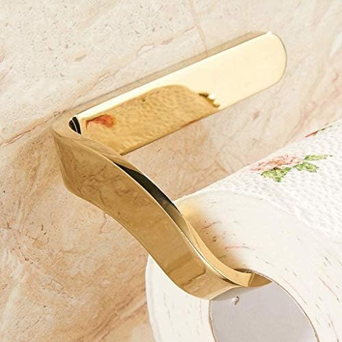 SMLJLQ držač toaletnog papira držač peškira za samo tkivo za kupatilo Kuhinjski štap na zidu od nerđajućeg čelika