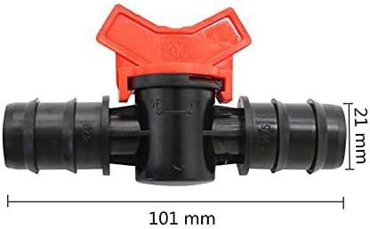 Ispušteno crevo za cijev za navodnjavanje Vrt Ventil za navodnjavanje 4 / 7mm 8 / 11mm crijevo DN16 DN20 DN25 Prekidač cijevi prekidač VRT Poljoprivredna ventila za upravljanje vodama 1pc