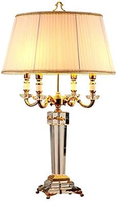 Fazrpip stolne lampe, noćna lampa za stol tradicionalna stolna svjetiljka Kristalno tijelo tapedroj hladovine