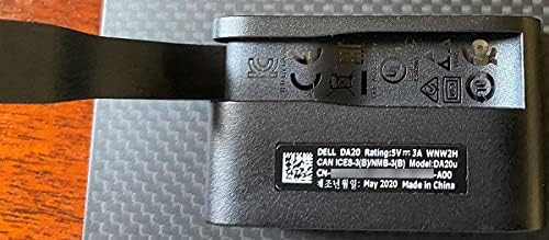 DELL DA20 USB TIP-C DO HDMI / USB TIP-A 4K za XPS 15 9500/9510 XPS 17 9700/9710, XPS 13, Preciznost 5750, prijenosnici