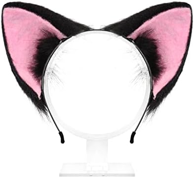Ručno rađeno životinjsko uho Everchange crna mačka Cosplay mačje uho Set repa mačke Cosplay životinjski rep Lolita
