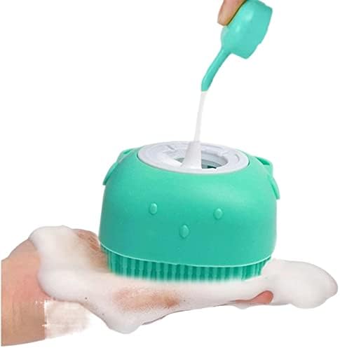 Mkdsu četka za kupanje sa kutijom za šampone rukavice za masažu u kupaonici za kućne ljubimce alati za njegu