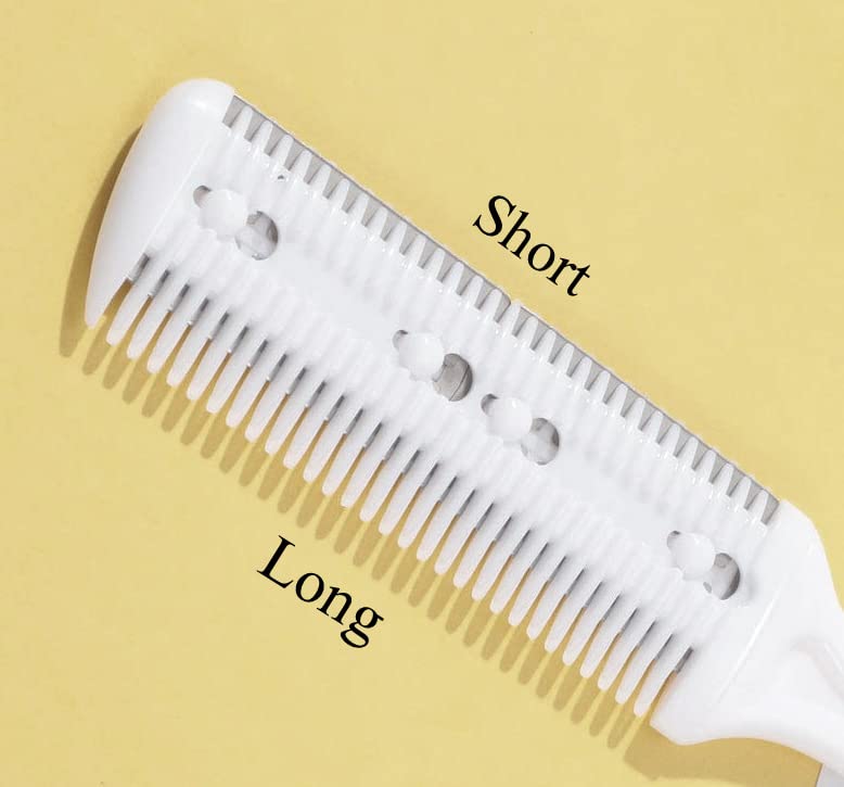 ALAZCO Combo Set, bijeli plastični lični brijač češalj za kosu brada Bikini trimer i Mini 3-brijač