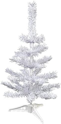 Božićna kuća Minijaturna umjetna bijela božićna drvce - 18 inča