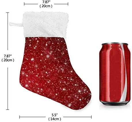 Alaza Božićne čarape Božićne klasične personalizirane ukrase male čarape za obiteljski odmor sezona