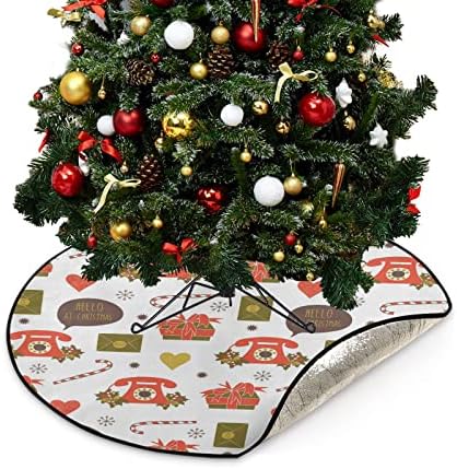 Cupada Božićni elementi Poklon božićno stablo prostirke Vodootporna suknja od drveća, Xmas stalka za