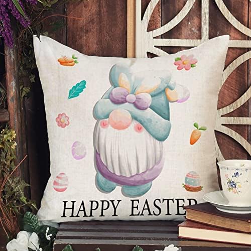 Uskršnji gnomi za uskrsni jastuk obojen Bojani jastuk za jastuk za jastuče proljeće sezona cvijeća