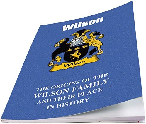 I Luv Ltd Wilson English Family Povijest Prezimena Brošura sa kratkim povijesnim činjenicama