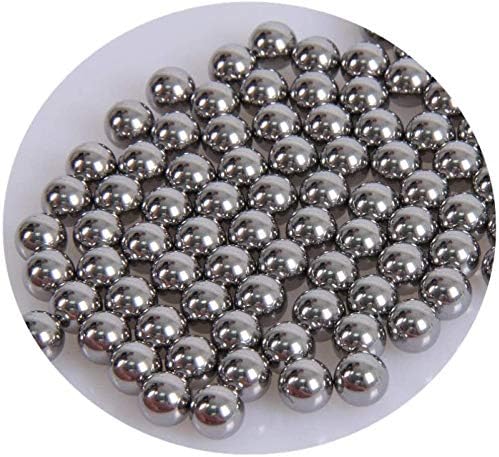 Nianxinn Steel Ball, 14.03-15. 78mm Čelična Lopta, čvrsta Precizna Ležajna Čelična lopta-14.98 mm