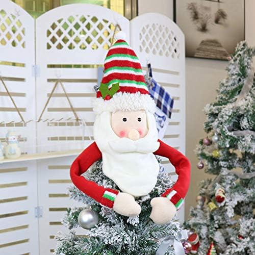 Toyvian Santa Ornament Božićno Drvo Topper Santa Hugger-Božić/Odmor / Zimska Zemlja Čuda Ukras Ukras Za