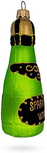 Pjenušavo Vino Šampanjac Staklo Božić Ornament
