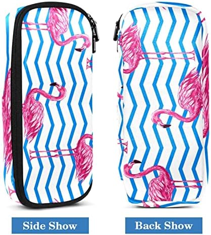 Školske suradnje prugaste crvene flamingo olovke Case COLORFORY olovke za prijenosne djevojke Kozmetička torba