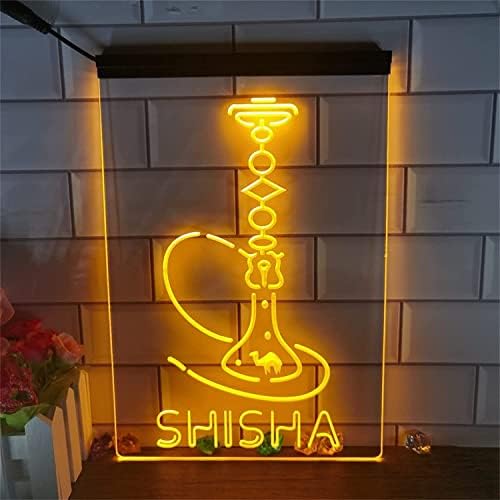 DVTEL Custom Shisha Shop LED Neon, USB zatamnjenja 3D displej Neonske svjetla za narkuju Noćna