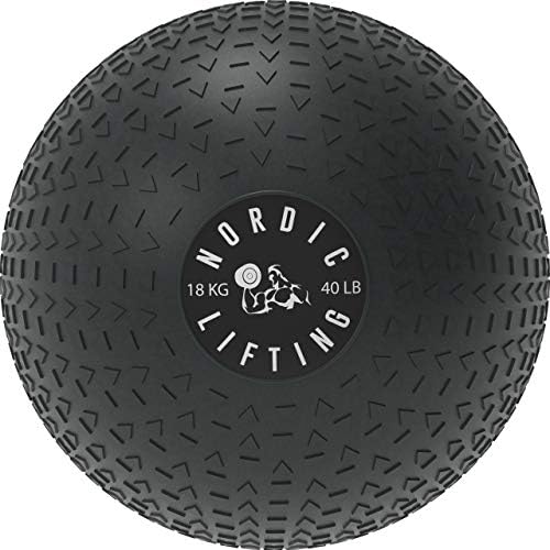 Nordic Lifting Slam Ball 40 lb paket sa Mini steperom-Bijela Siva