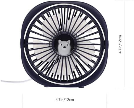 Doitool ručni ventilator USB stoni ventilator Airflow Mini ventilator stol za hlađenje prijenosni ventilator