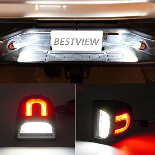 Bestview red u obliku slova u Full LED registarske tablice Light oznaka lampa zamjena za Chevy