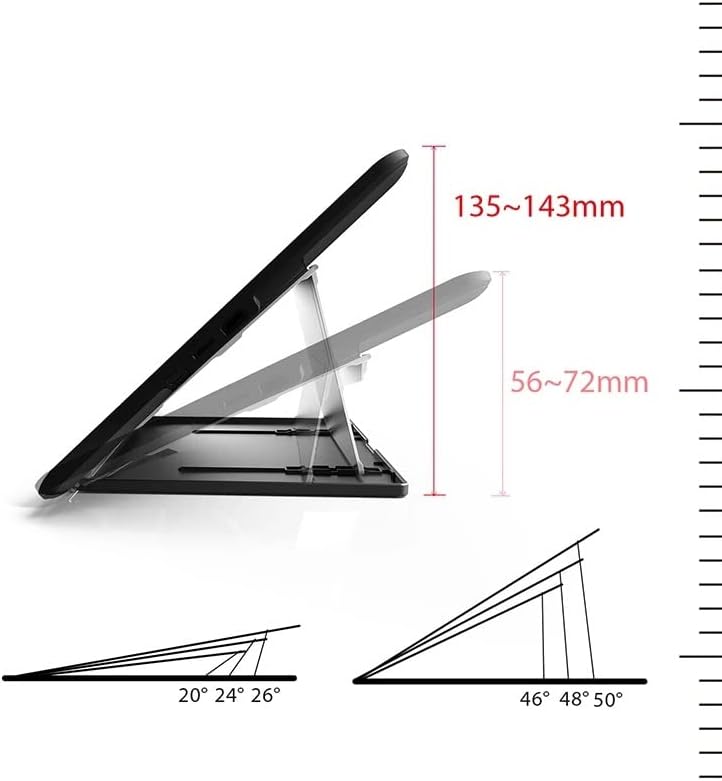 TREXD Podesivi tableti za prenosni metal Multi-ANTLE nosač za laptop olovka za lampicu