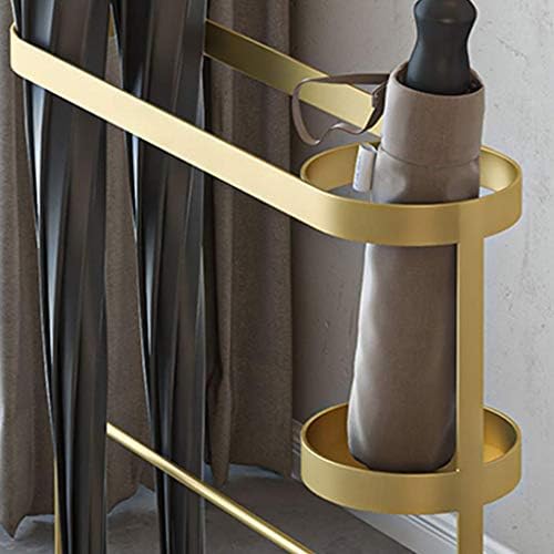 ZESUS metalni kišobran za hodanje štapića i kante modernog brzog suhog držača kišobrana za dugi / kratki kišobran / zlatni
