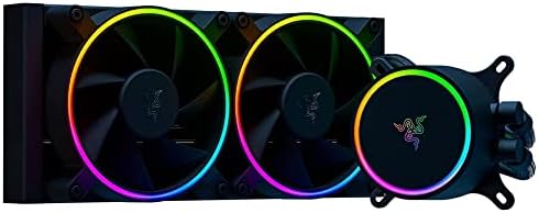 Razer Hanbo Chroma RGB All-In-One tečni hladnjak ARGB kapa pumpe: Ultimate AIO dizajn-tihi, moćni ARGB ventilatori - tiho, efikasno hlađenje tečnosti-podrška PWM ventilatora - RGB Chroma aRGB-360MM