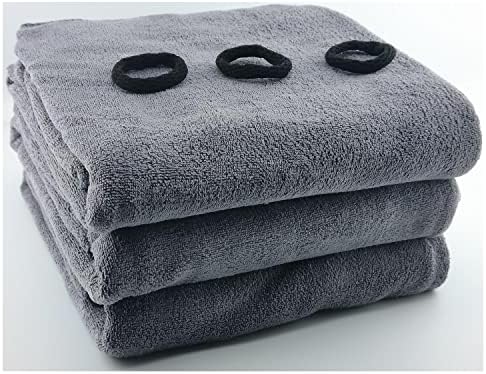 LUUCOZ 6 pakovanje ekstra velikih peškira za sušenje kose od mikrovlakana / suvi peškiri za kupanje