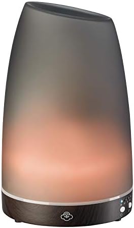 Serena kuća ultrazvuc Astro aromaterapija Esencijalno ulje Cool magluk difuzor - 7-boja mirišni lampica, kontrola tajmera, automatsko zatvaranje - siva staklena pokrića, 125ml
