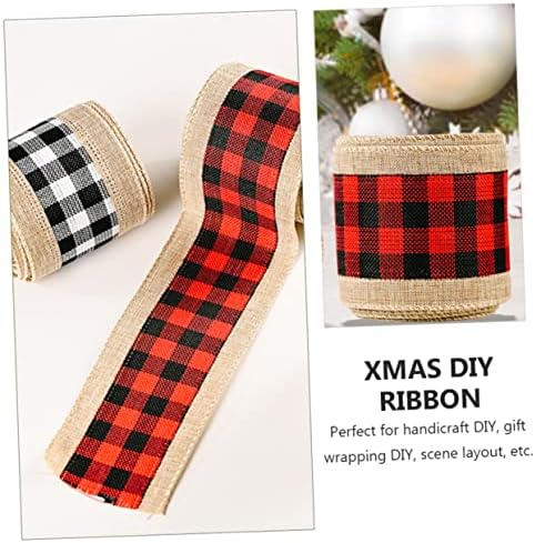 ABOOFAN 8 kom pokriven Holiday Craft za cvjetne poklone žičane Božićne tkanine potrepštine dekor