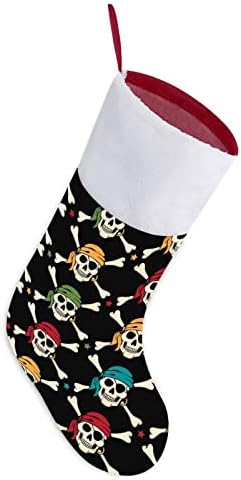 Kosturni gusari personalizirani božićni čarapa Početna Xmas stablo Kamin Viseći ukrasi