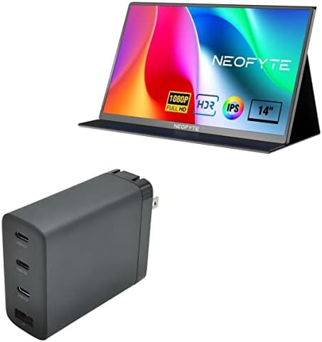 Punjač Boxwave Kompatibilan s Neofyte prijenosni monitor za laptop T14P - PD Gancharge zidni punjač, ​​100W