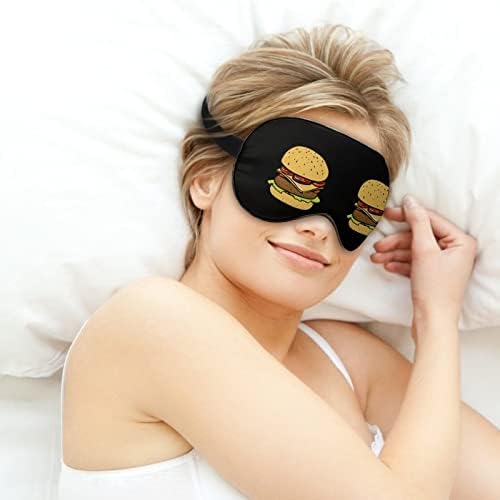Brza food Burger Mekane maske za oči s podesivim laganim svjetovima za spavanje za spavanje