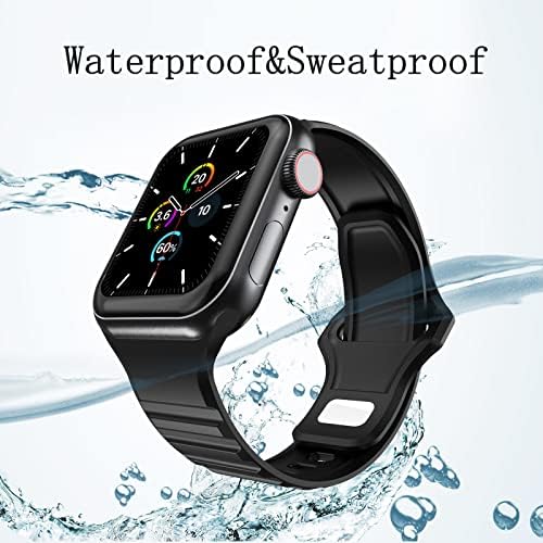 Mekani silikonski sat za iwatch ultra se2 se serije 8 7 6 5 4 3 2 1, sportski bend kompatibilan sa Apple Watch