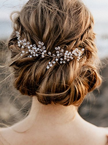 FXmimior Svadbeni Pokrivač Za Vjenčanje Hair Vine Crystals Rhinestone Traka Za Glavu Tiara Svadbena