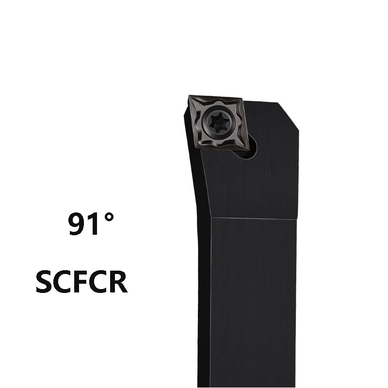 Lihaoping Indexble Indexable SCFCR SCFCL 1/2 SHANK 91 ° Vijak tip Metalni odsječeni Alati Držači za okretanje