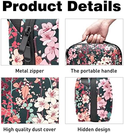 Torbica za šminkanje Floral Flowers torba za šminkanje Organizator putna toaletna torba sa patentnim zatvaračem