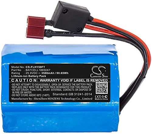 Zamjena baterije za BigBlue VL15000P-Pro Tricolor Mini VL15000P-Pro Mini VL33000P-RC CB30000P-II VL33000P-RCP TL8000P VL33000P-II Batcell18650x7