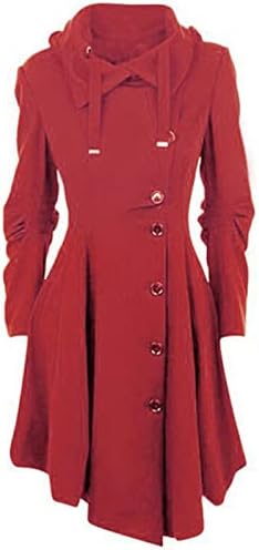 OVERMALNA ženska Umjetna vuna topla tanka jakna debela-Parka šinjel duga zimska odjeća
